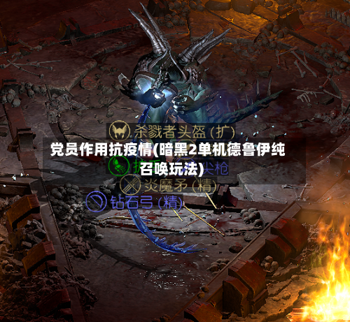 党员作用抗疫情(暗黑2单机德鲁伊纯召唤玩法)
