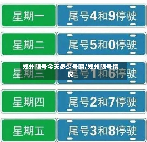 郑州限号今天多少号啊/郑州限号情况