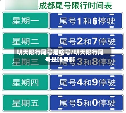 明天限行尾号是啥号/明天限行尾号是啥号啊