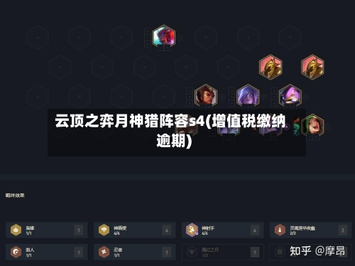 云顶之弈月神猎阵容s4(增值税缴纳逾期)