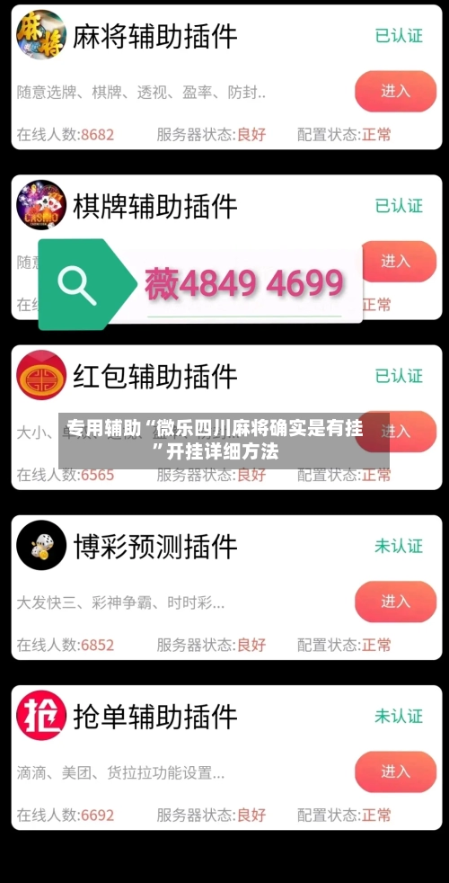 专用辅助“微乐四川麻将确实是有挂”开挂详细方法-第3张图片