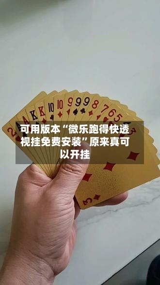 可用版本“微乐跑得快透视挂免费安装”原来真可以开挂-第2张图片