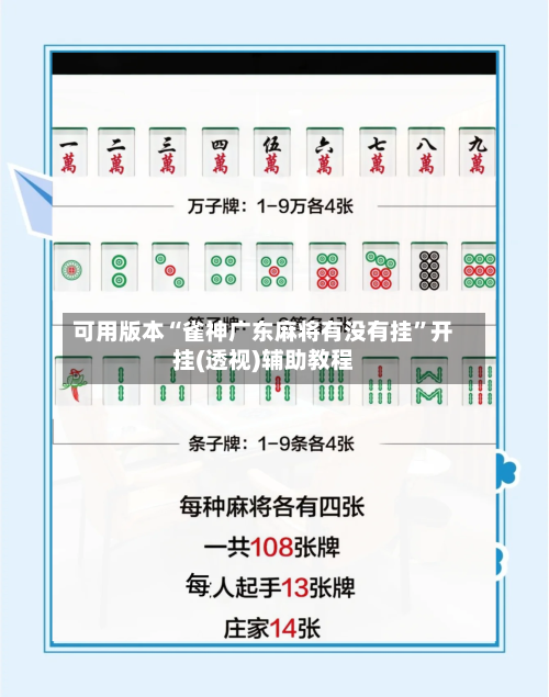 可用版本“雀神广东麻将有没有挂”开挂(透视)辅助教程-第2张图片