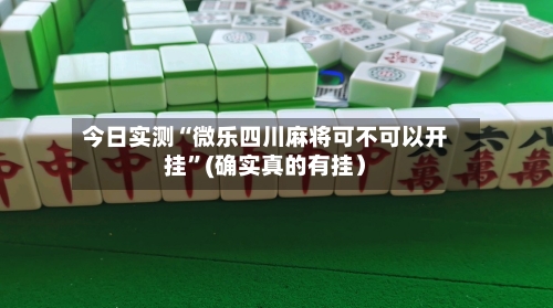 今日实测“微乐四川麻将可不可以开挂	”(确实真的有挂）-第2张图片