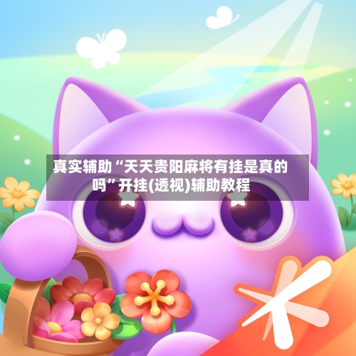 真实辅助“天天贵阳麻将有挂是真的吗	”开挂(透视)辅助教程-第3张图片