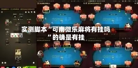 实测脚本“可南微乐麻将有挂吗”的确是有挂-第2张图片