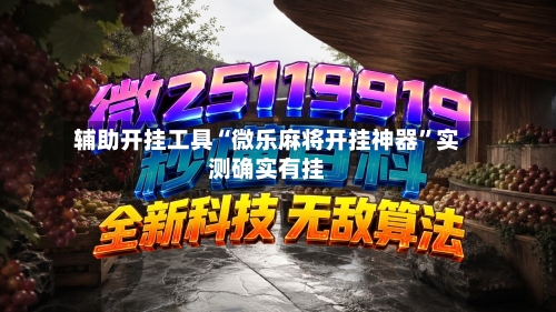 辅助开挂工具“微乐麻将开挂神器”实测确实有挂-第1张图片