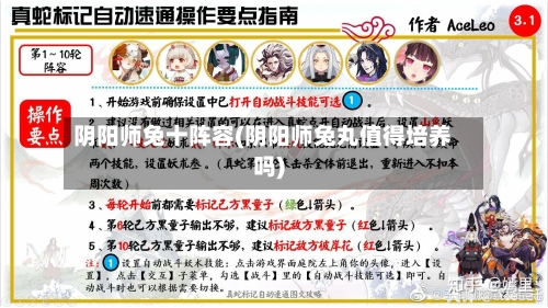 阴阳师兔十阵容(阴阳师兔丸值得培养吗)-第2张图片