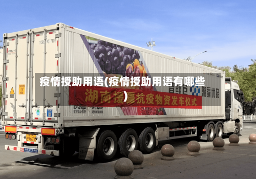 疫情授助用语(疫情授助用语有哪些)-第3张图片