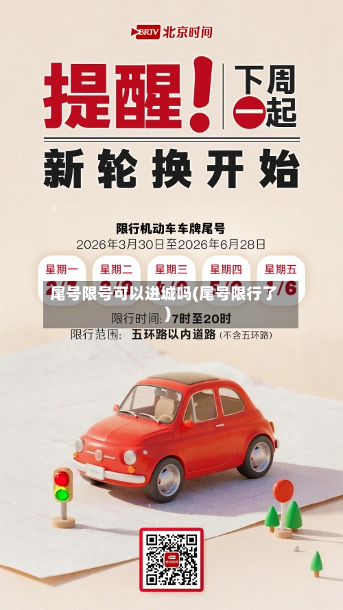 尾号限号可以进城吗(尾号限行了)