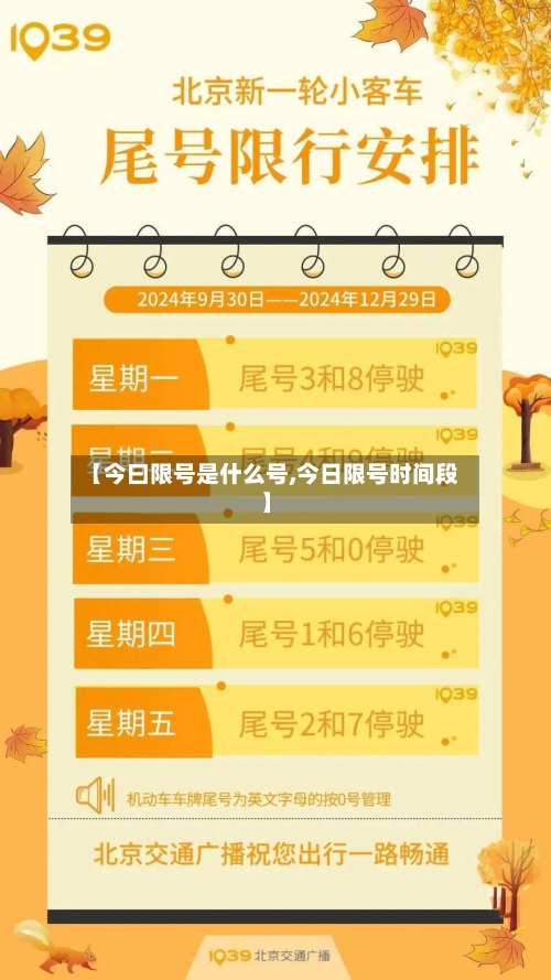 【今曰限号是什么号,今日限号时间段】