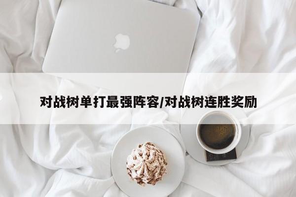 对战树单打最强阵容/对战树连胜奖励